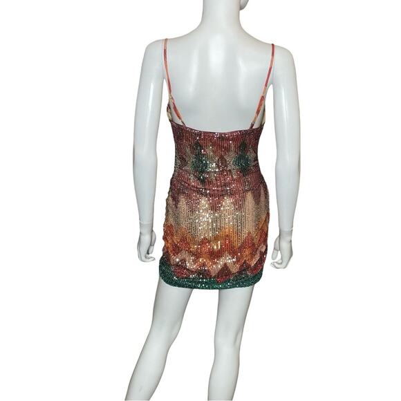 Ramy Brook Nia Mini Dress Allover Sequins Women’s Sz 2 - Picture 7 of 12